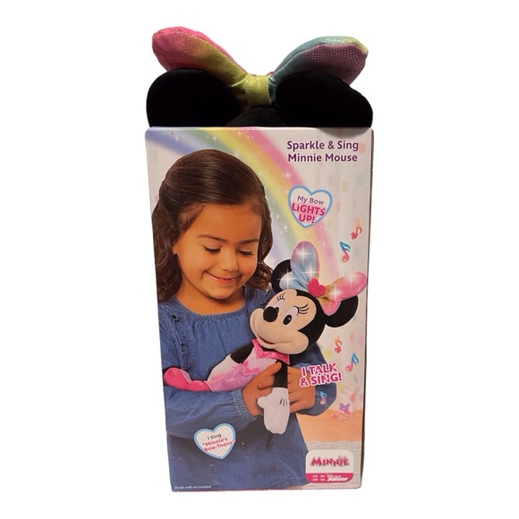 Just Play 2021 Disney Junior Minnie Sparkle&Sing Minnie Mouse. I Talk&Sing. A1. - Picture 2 of 2